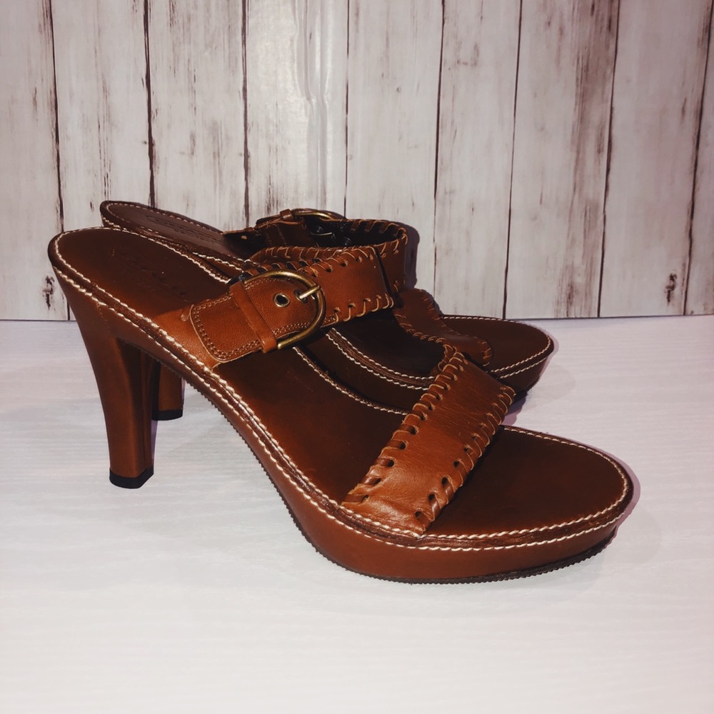 Brown/Tan Coach Heels